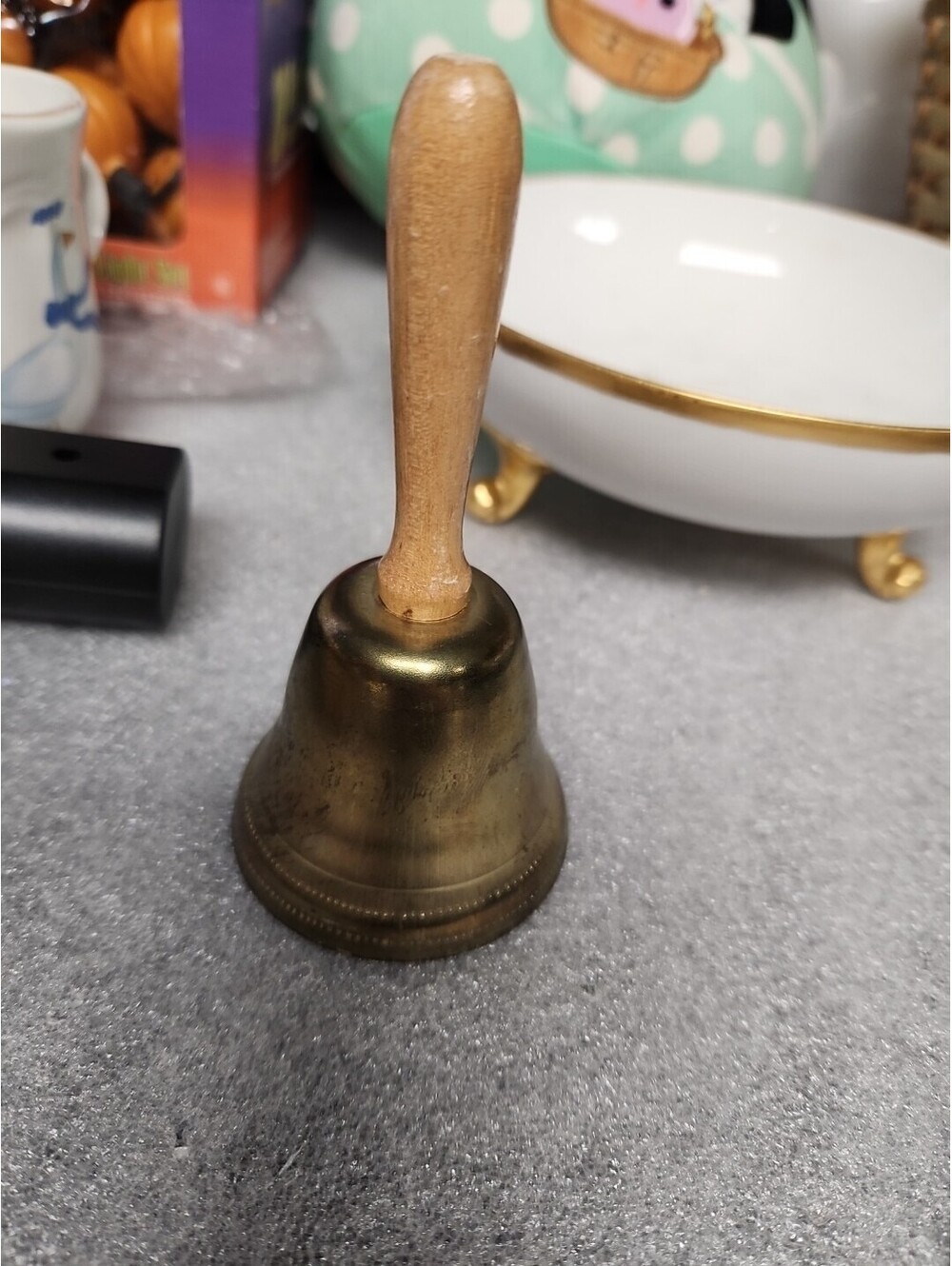 Small Vintage Brass Bell. 5"Tall